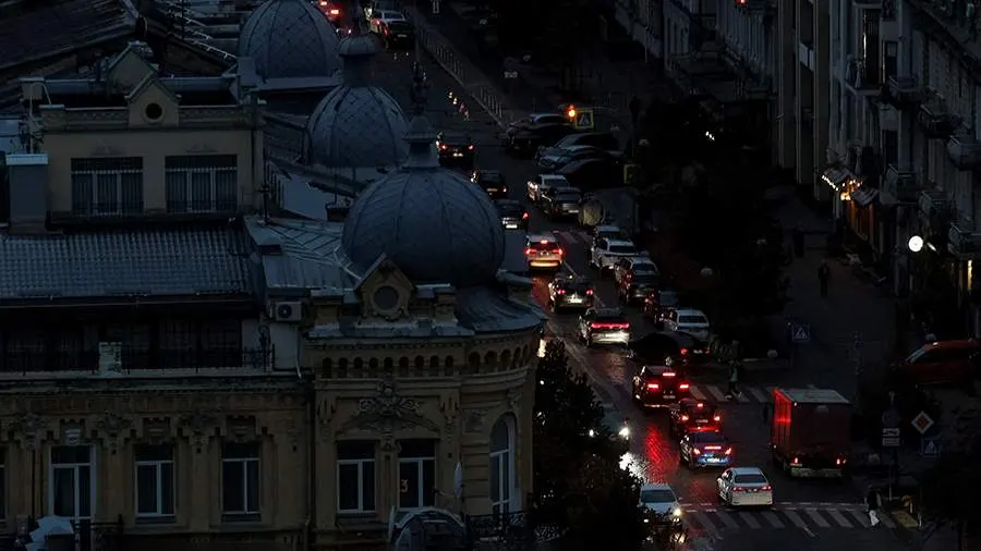 Большая часть Киева осталась без электроснабжения