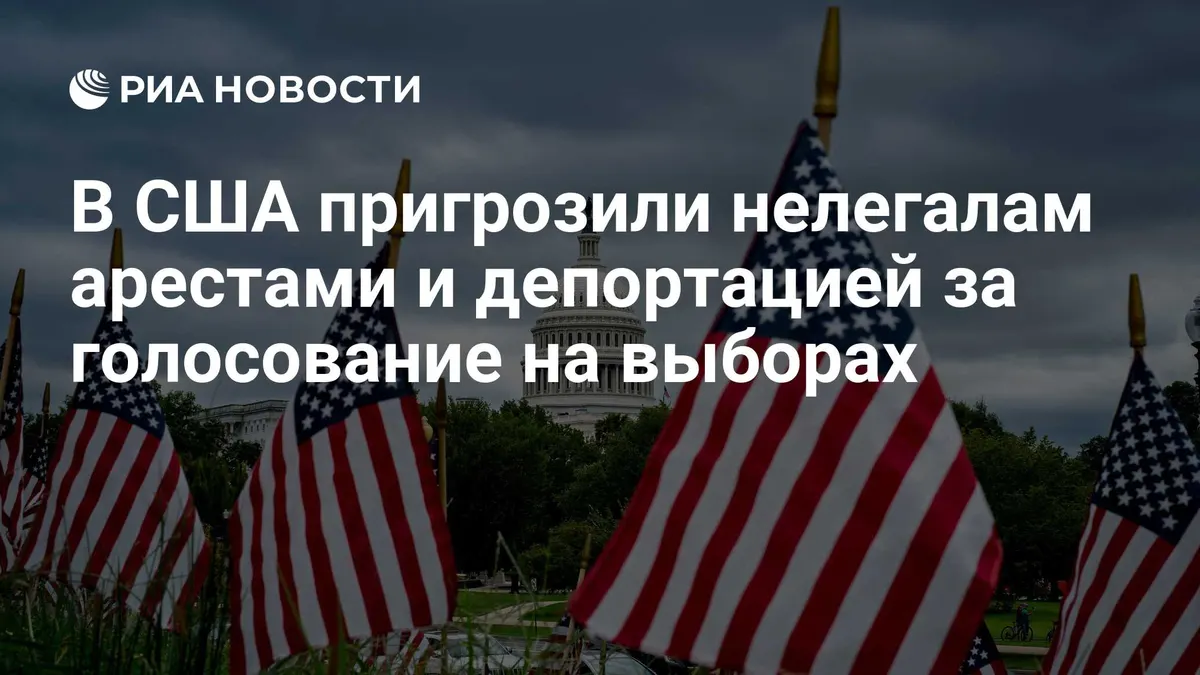 В США пригрозили нелегалам арестами и депортацией за голосование на выборах