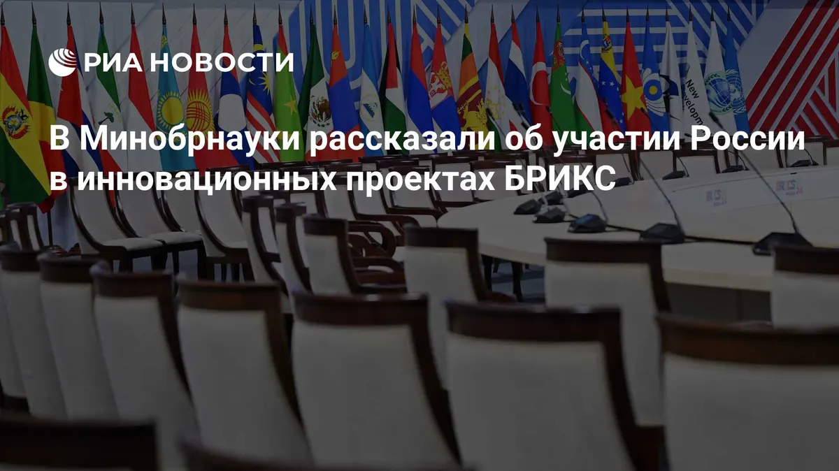В Минобрнауки рассказали об участии России в инновационных проектах БРИКС
