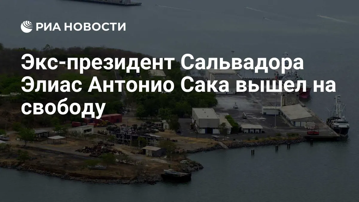 Экс-президент Сальвадора Элиас Антонио Сака вышел на свободу